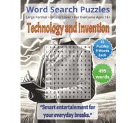 Technology and Invention - Word Search Puzzles: Screen-Free! Challenging Brain Activity for Adults