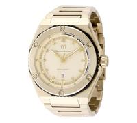 Technomarine Coral Legacy TM-416076 - Orologio da uomo, impermeabile, analogico, movimento al quarzo, in acciaio inossidabile con quadrante oro, 45 mm