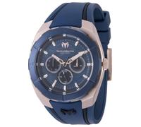 TechnoMarine Cruise Men 43.00mm Acciaio inossidabile Oro rosa nero+quadrante blu scuro Quarzo VH63