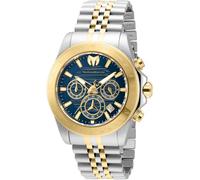 Technomarine Manta TM-219021 - Orologio da uomo, impermeabile, analogico, movimento al quarzo, in acciaio inox, quadrante blu, 42 mm