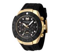 Technomarine Reef TM-523012 Orologio da Uomo - Impermeabile - Analogico - Movimento Quarzo - acciaio inossidabile con quadrante nero - 45mm
