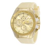 TechnoMarine TM-115216 Orologio da Polso, Display Cronografo, Uomo, Bracciale Silicone, Beige