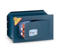 Technomax Cassaforte a chiave incasso muro (34x20x21cm) GOLD KEY Grigio scuro