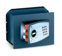 Technomax Cassaforte a combinazione incasso muro (27x15x21cm) GOLD TRONY Grigio