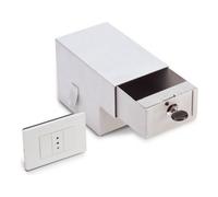 Technomax Cassaforte invisibile a chiave incasso muro (11x18x12,5cm) SECUR MAGIC
