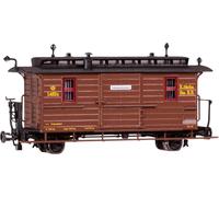 Technomodell 53236 H0e - Carrozzina per i bagagli del treno museale I K, Ep. I/VI