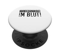 Technosteron Im Blut Citazione Techno Tedesca PopSockets PopGrip Adesivo
