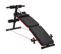 TechnoTraining panca addominali crunch bench ab sit up bench inclinata elastici