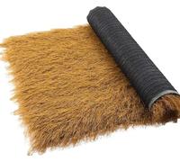 Techo De Paja Artificial - Techo De Paja Para Exteriores - Césped Decorativo De Estilo Tropical, Protección Solar Impermeable Ignífugo | Para Patios Sombra - 1 M De Ancho(Yellow,1*14m/3.3*45.9 ft)