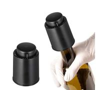 TECHO Tappo Vino Sottovuoto, Tappi di Tappi Bottiglie Sottovuoto, Riutilizzabili con Indicatore della Data, Tappi per Vino Keep Fresh, Migliori Natale Regali per Gli Amanti del Vino, 2 Pezzi