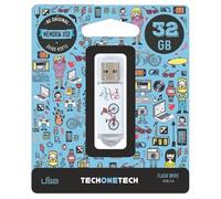 TechOneTech Be Bike Memoria USB 2.0 32GB (Pendrive)
