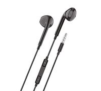 TechOnetech Ear Tech Intraural Cuffie - Microfono integrato - Mini Jack 35 mm - Assistente vocale - Cavo da 120 m