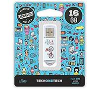 Techonetech PENDRIVE 16GB TECH ONE TECH BE BIKE