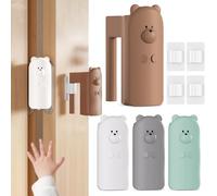 TECHPLUS 4 protezioni per porta in silicone, 2024 nuova cerniera per installare fermaporta - Protezione per dita della porta progettata per la sicurezza di bambini, bambini, neonati e animali