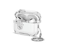 TECHPROTECT Bounce Pro Case Pro 3 - Custodia protettiva in silicone per AirPods CUFFIE BLUETOOTH, Trasparente