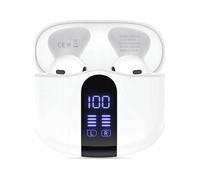 TECHPROTECT UltraBoost TWS Core G2 - Bluetooth 5.4, Microfono integrato, Controlli touch AURICOLARI WIRELESS, Bianco