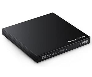 techPulse120 UHD 4k 3D M-Disc BDXL lettore USB 3.0 Blu-ray Burner Superdrive esterno UltraSlim UltraHD Drive BD DVD CD Ultra per Computer Notebook Ultrabook Windows Mac OS Apple iMAC