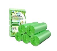 Techshare, sacchetti biodegradabili per rifiuti da 100 litri, extra spesso 0,71 ml, sacchetti per rifiuti per cucina, bagno, cortile, ufficio, cestello per rifiuti