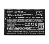 TECHTEK Batteria 1050mAh compatibile con [Dynascan] AD-09, per [Maas] AHT-7, per [IWATSU] DC-PS8, per [Vertex Standard] FT-2E, VX-2, VX-2R, VX-3, VX-3R, per [Icom] IC-RX7, per [Intek] KT-950EE, L FBA