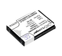 TECHTEK Batteria 1050mAh compatibile con [ZOOM] 247-9036, Q4, Q4 Handy Video Recorder, per [Silvercrest] Action Cam SCAA 5.00 A1, per [SeaLife] DC2000, DC2000 Pro, per [HP] LC200W, LC200W Mini WiFi C