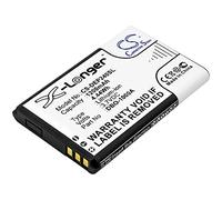 TECHTEK Batteria 1200mAh compatibile con [Doro] 1370, 1372, 2404, 5860, 5861, 6040, 6041, 6060, 6060 ECO, 6061, 6820, 6821, 6880, 6881, 7001H, 7001H ECO, 7439, DFB-0370, DFC-0390 sostituisce 3801 FBA