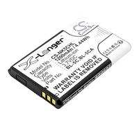 TECHTEK Batteria 1200mAh compatibile con [Nokia] per 105 (2023), per 105 4G (2023), per 1100, per 1101, per 1110, per 1110i, per 1112, per 1200, per 1208, per 1255, per 1280, per 1315, per 1600, FBA