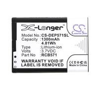 TECHTEK Batteria 1300mAh compatibile con [Aligator] A430, A600, A610, A620, A680, per [Brondi] Amico Ci Sento, Amico Chic, Sicuro, ELEGANT 1, W6, per [Fly] DS120, per [CPA] HALO 11, per [Sa FBA