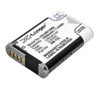 TECHTEK Batteria 1900mAh compatibile con [Canon] LEGRIA Mini X, PowerShot G1X mark Ⅱ, PowerShot N100, VIXIA Mini X sostituisce NB-12L