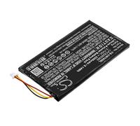 TECHTEK Batteria 2200mAh compatibile con [Creative] DVP-HD0003, Zen Vision M (60GB), Zen Vision M 30GB sostituisce BA20603R79914, LPCS285385