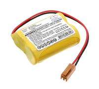 TECHTEK Batteria 2200mAh compatibile con [GE] A06B-0177-D106, A06B0177D106, A98L-0031-0011#L, A98L00310011#L, Beta iSV Amplifier, Beta SVU Amplifier, Fanuc A06 industrial computers, Fanuc A06 pro FBA