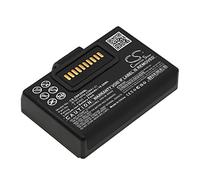TECHTEK Batteria 2200mAh compatibile con [Zebra] ZA310, ZQ300, ZQ310, ZQ310 Plus 2, ZQ320, ZR328 sostituisce BTRY-MPM-22MA1-01, P1083277, P1083277-002