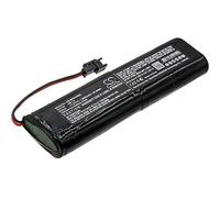 TECHTEK Batteria 2600mAh compatibile con [Mipro] MA-100, MA-100su/du, MA-303, MA-303su/du, Wireless PA Systems sostituisce MB-10