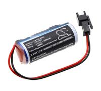 TECHTEK Batteria 2600mAh compatibile con [Sanyo] CR8.L, CR8.LHC sostituisce CR17450, CR17450E-R, CR17450ER FBA