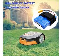 TECHTEK Batteria 3400mAh compatibile con [LawnMaster] L10, L12 sostituisce 18LB2035, 631001122
