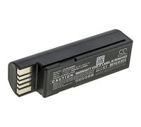 TECHTEK Batteria 3400mAh compatibile con [Zebra] DS3600, DS3678, EVM, LI3600, LI3678, LS3600, LS3678 sostituisce 82-166537-01, BT-000341-01, BTRY-36IAB0E-00 FBA