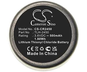 TECHTEK Batteria 500mAh compatibile con [Testo] 184-T4 sostituisce TLH-2450