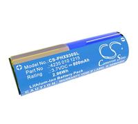 TECHTEK Batteria 800mAh compatibile con [Oral-B] 10000, 3765, 3766, 3767, 3771, 7000, 8000, 9000, Genius X, Smart 6000, per [Philips] DiamondClean, EasyClean, ExpertClean, FlexCare, FlexCare Platinum