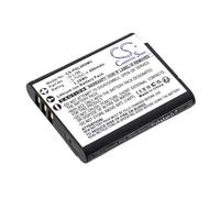 TECHTEK Batteria 890mAh compatibile con [Pentax] WG-1000 sostituisce D-LI96