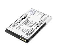 TECHTEK Batteria 900mAh compatibile con [Doro] 1350, 1361, 6520, 6530, Primo 805, per [Brondi] Amico AMPLI VOX, Amico GENTILE Plus, GENTILE+, Prezioso, Schlicht, Unico, Ki FBA