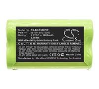 TECHTEK batteria sostituisce 15190, per 85075000 compatibile con [BLACK & DECKER] KC360H