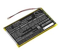 TECHTEK Batterie 1500mAh compatibile con [Creative] DAP-HD0014, Labs Nomad Jukebox ZenTouch, Zen Touch 20GB, Zen Touch 40GB sostituisce BA20603R79901, DAA-BA0004