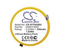 TECHTEK Batterie 550mAh compatibile con [VeriFone] 802B-WW-M05, NURIT 8020