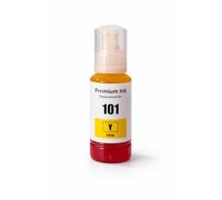 Techtek Inchiostro 100ml compatibile con [Epson] EcoTank L14150, EcoTank L4150, L4160, L4260, L4266, L6160, L6170, L6176, L6190, L6260, L6270, L6276, L6290 sostituisce E-101Y