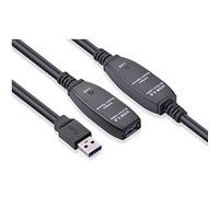 TECHTOO Cavo di prolunga USB, 10 metri, ripetitore attivo USB 3.0 con chip booster di segnale integrati