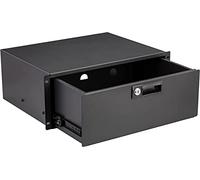 TECHTOO Rack Mount cassetto rack cassetto DJ Rack Case Server Cabinet Case con chiave e serratura per 19 pollici attrezzature server AV DJ armadi rack rack (4U)