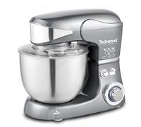 Techwood TRO-1058 Robot Pasticceria, 5L, Petrin-1000W, Grigio, Metallo, 5 litri