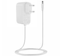 TECHZOCO Alimentatore 9 V 1 A, adattatore di alimentazione, alimentatore 9 V 1 A, alimentatore a muro, caricatore 9 Volt, adattatore di alimentazione, connettore DC 5,5 x 2,5 mm, bianco