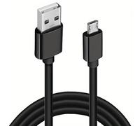 TECHZOCO Cavo Micro USB per sincronizzazione e ricarica, cavo USB Android, trasferimento dati 480 Mbps, compatibile con Samsung, HTC, Sony, Motorola, LG, Nokia, Kindle, PS4, Xbox One, nero, 1 metro