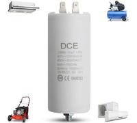 TECHZOCO Condensatore di avviamento per motore elettrico, Condensatore per pompa piscina, Adatto per pompe, lavatrici, tosaerba e altri dispositivi, 450 V, 4 pin / M8, Capacità 10,0 µF