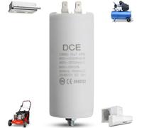 TECHZOCO Condensatore di avviamento per motore elettrico, Condensatore per pompa piscina, Adatto per pompe, Lavatrici, tosaerba e altri dispositivi, 450 V, 4 pin / M8, Capacità 45.0 µF